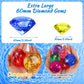 Marforever Extra Large Diving Gem Pool Toys, 60Mm Extra Big Diamond Colorful Pirate Treasure Diving Gems Huge Acrylic Diamond Po