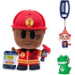 DevSeries Livetopia Collector Bundle - Three limited availability Virtual Item Codes with Firefighter Plush  Playground T-Rex Squooshems  and Jack Hanger