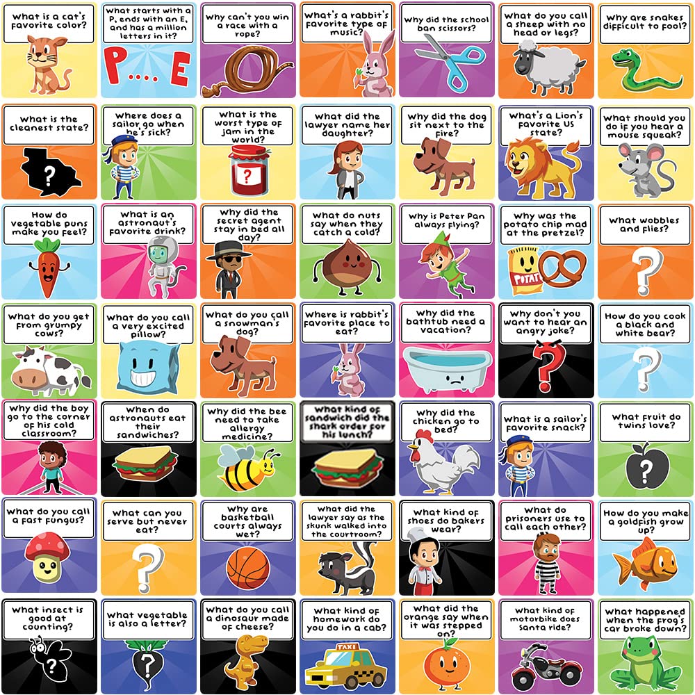 150 Joke Cards For Kids Vol.3 - Lunch Box Notes For Kids - Inspirational Motivational Cards For Children - Jokes And Puns For Bo