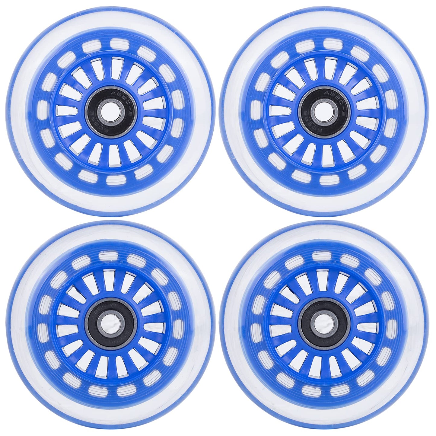 Aowesm Wiggle Car Polyurethane Replacement Wheels Upgrade Swing Car Wheels W/Bearings Abec-9 For Ride-On Toys - Twist, Swivel, G