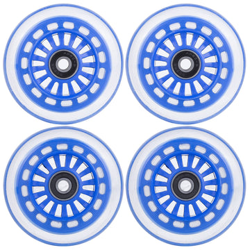 Aowesm Wiggle Car Polyurethane Replacement Wheels Upgrade Swing Car Wheels W/Bearings Abec-9 For Ride-On Toys - Twist, Swivel, G