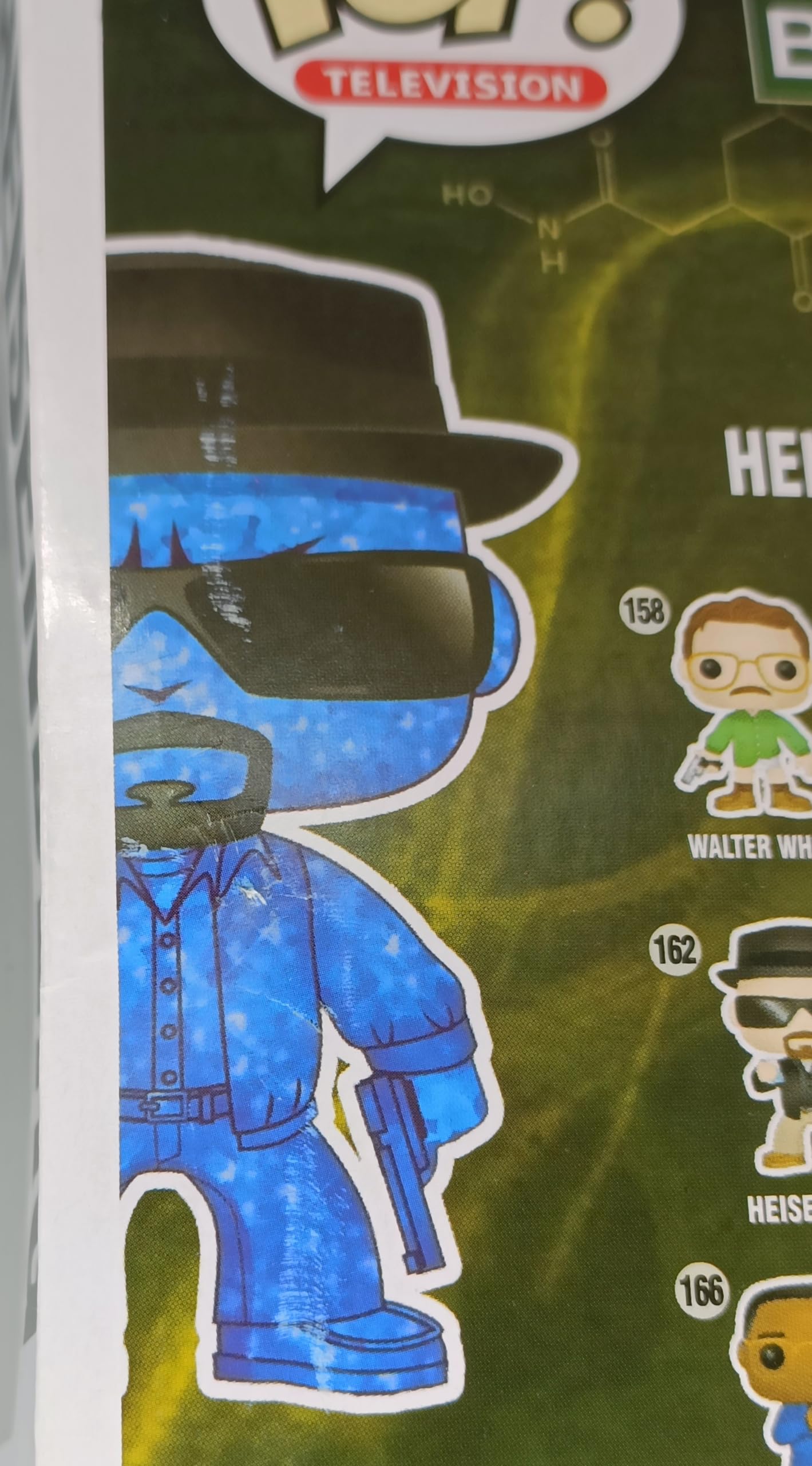 Funko Pop Vinyl Breaking Bad Crystal Heisenberg 2015 Summer Exclusive - Blue Vinyl Collectible