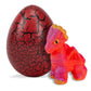 Class Collections Surprise Growing Dragon Hatch Egg Kids Novelty Toy - Pack Of 4, Black And Red