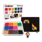 Pix Brix Pixel Art Puzzle Bricks - 3 000 Piece Pixel Art Container  12 Color Dark Palette - Interlocking Building Bricks  Create 2D and 3D Builds Without Water or Glue - Stem Toys  Ages 6 Plus