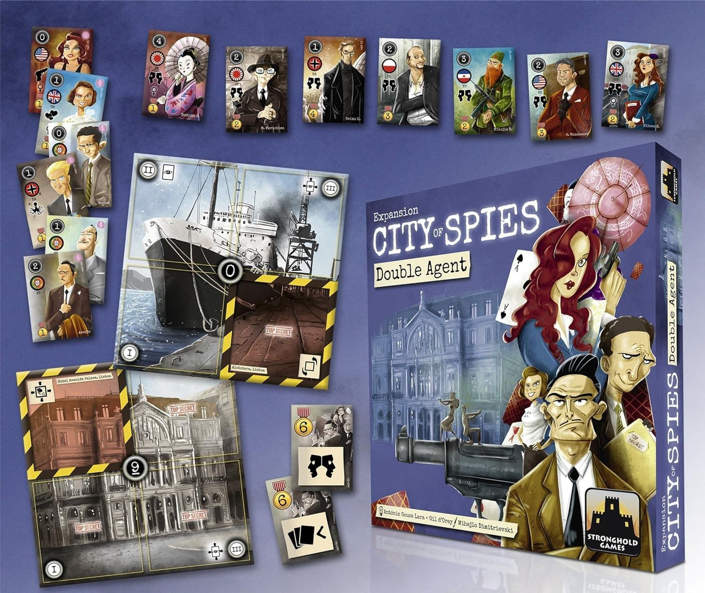 Stronghold Games City Of Spies Double Agents Board Games