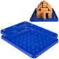 Cucinapro Brick Building Construction Eating Plate (2 Pack) - Stack & Build Your Brick-Shaped Waffles On Fun Novelty Plate - Fun Gift For Kids & Adults, Waffle Maker Not Included