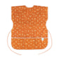 Bumkins Short Sleeve Smock, Toddler Reusable Waterproof Bib For Girls And Boys Ages 3-7 Years, Junior Childrens, Kids Paint Apron, Arts, Crafts And Play With Pocket, Soft Fabric, Boho Orange