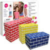Edushape Corrugated Blocks, 52 Piece