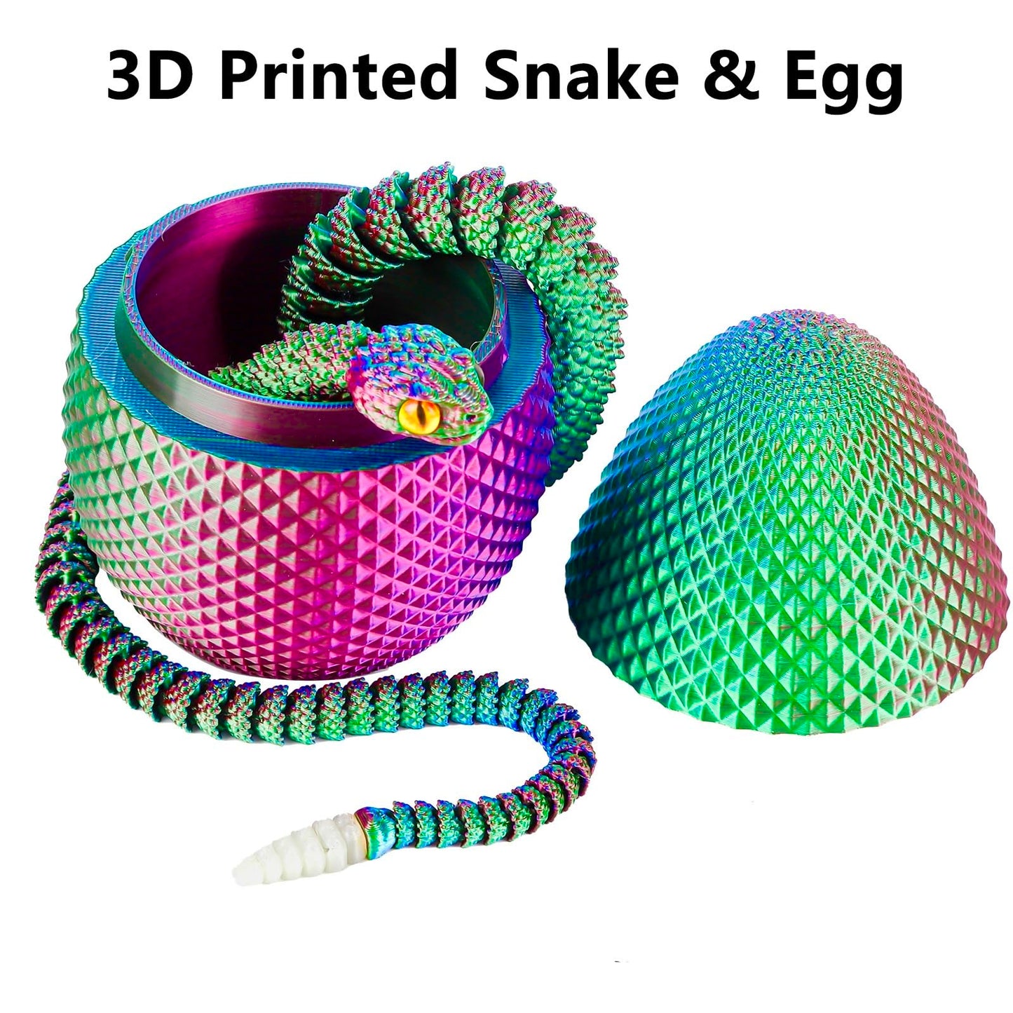 Sumland 3D Printed Snake Eggs With Snake Inside