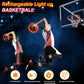 HITEGY Rechargeable Glow in The Dark Basketball - USB Charging, Water-Resistant, Size 7, Impact Activated, Includes Pump & Charg