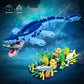 Mov stone Dinosaur World Mosasaurus Building Set - 787 Pcs, Plastic, Compatible with Lego, Ideal Gift for Boys 8-14 and Adults