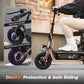 Iscooter F3 Electric Scooter With Seat, 28 Mph Top Speed & 37 Miles Range, 1000W Powerful Motor, 10'' Pneumatic Tire Scooters Fo