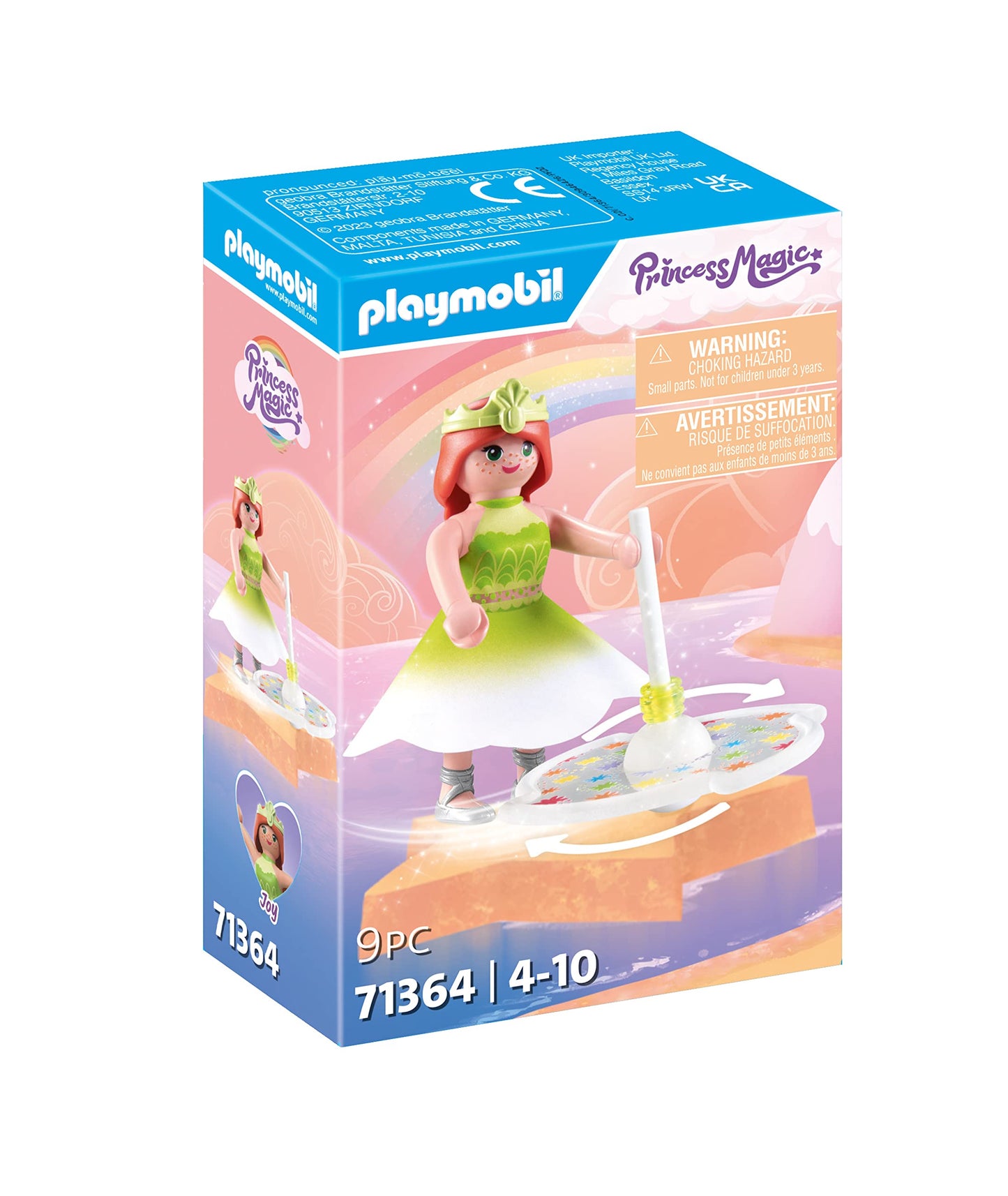 Playmobil Rainbow Spinning Top With Princess