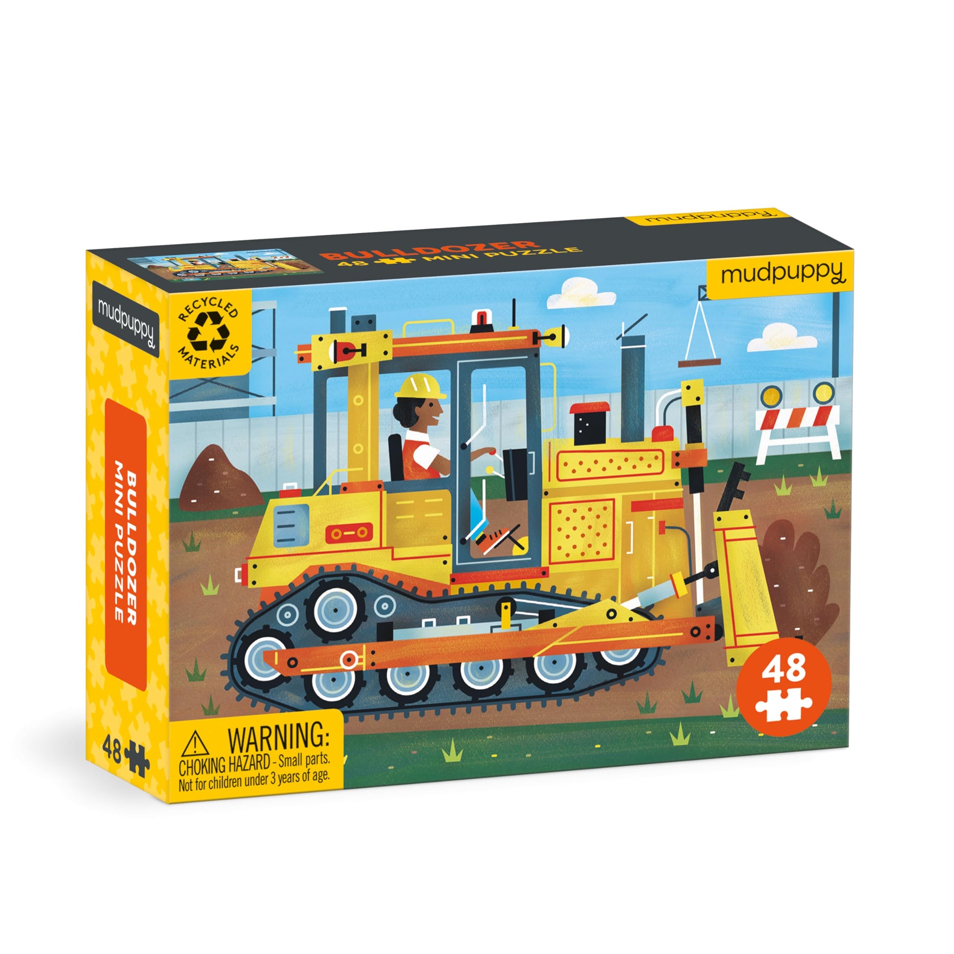 Mudpuppy Bulldozer Mini Puzzle Featuring Colorful Construction Site mudpuppy-bulldozer-mini-puzzle-featuring-colorful-construction-site