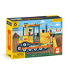 Mudpuppy Bulldozer - Mini Puzzle Featuring Colorful Construction Site Scene Perfect Travel Activity for Children Ages 4 and Up