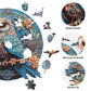Woodemon Wise Owl Wooden Jigsaw Puzzles for Adults and Kids - Unique Shaped Animal Wood Puzzle, Birthday Gifts, Family Games (XL