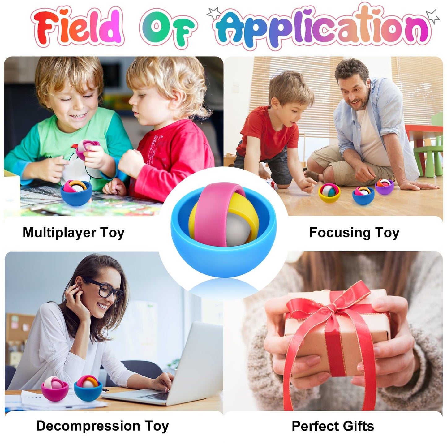 Fidget Toys Kids Pack, Fidget Spinner Set Travel Toys, Sensory Toys Boys Girls Teens, Eaeter Basket Stuffers Party Favors, Adhd Autism Stress Relief Finger Toys, Gift For Kids Adults Birthday