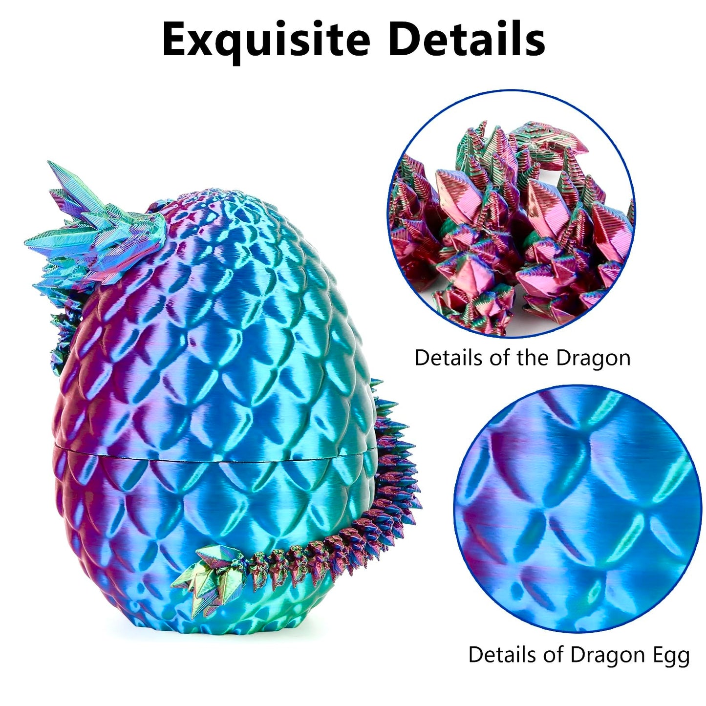 3D Printed Dragon Eggs With Dragon Inside
