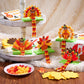 APUDWN 24 Sets Thanksgiving Turkey Craft Kits, DIY Thanksgiving Crafts, Felt Turkey Ornaments Decorations Art Sets Foam Stickers