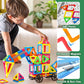 Coodoo Magnetic Tiles Building Set with 2 Cars - STEM Educational Toys for 3-8+ Year Old Boys & Girls - Multicolor Magnetic Toys