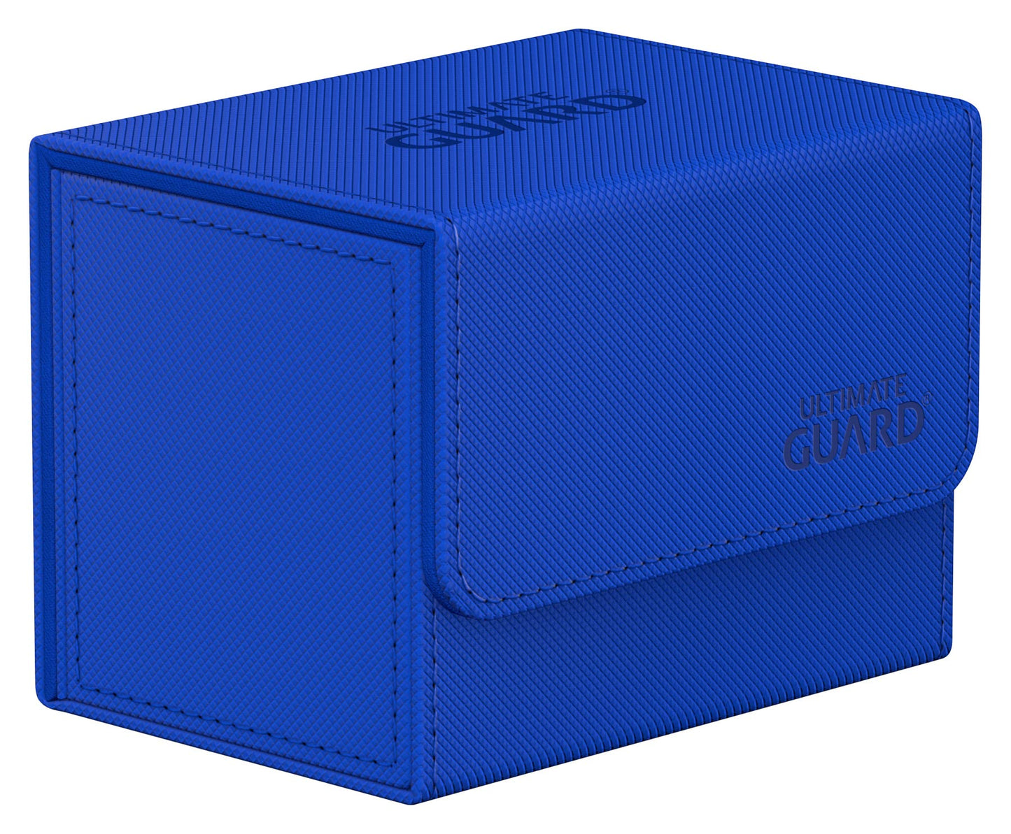 Ultimate Guard Sidewinder 80+  Deck Box for 80 Double-Sleeved TCG Cards  Blue  Magnetic Closure & Microfiber Inner Lining for SeStorage