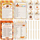 135 Pieces Thanksgiving Party Games Sets, 125 Funny Happy Holiday Party Games Paper Cards with 10 Editable Pencils Gifts for Tha
