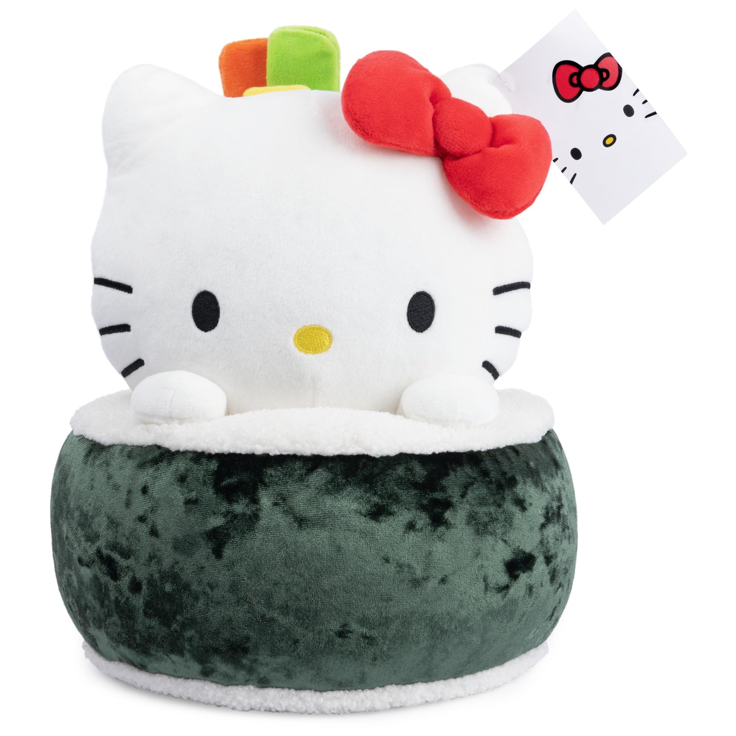 GUND Sanrio Hello Kitty Sushi Plush  enhanced Stuffed Animal for Ages 1 and Up  Green/White  10 