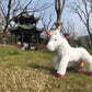 Plushland Fluffy Plush Rainbow Unicorn Stuffed Animal Toy 14 Inches - Cuddly Autism Adhd Soft Magical Gifts Present Birthday Love Girlfriend Pal Buddies Friendship