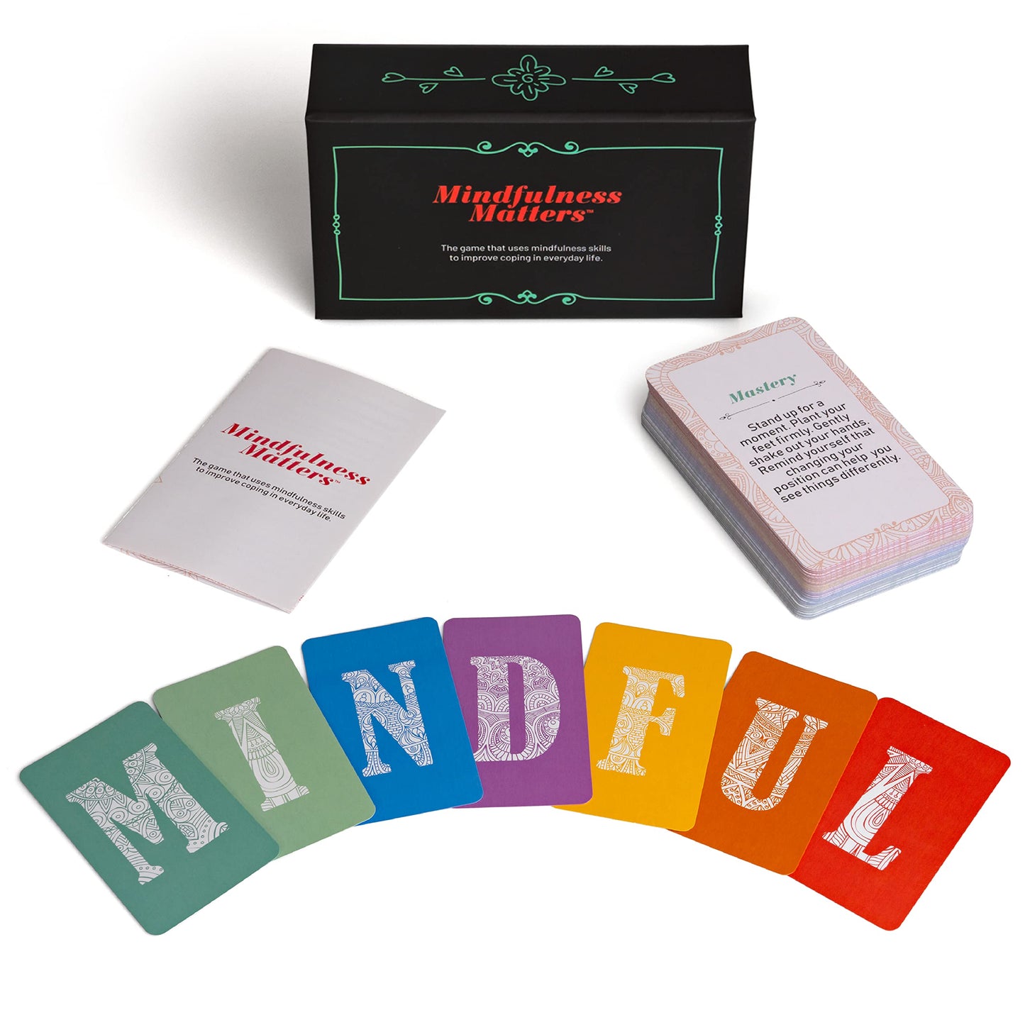 PTS Games Mindfulness Matters: Mindfulness Skills Game, Cardstock, Multicolor