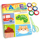 Tape Activity Books for Kids Ages 35, Airplane Travel Activities for Kid