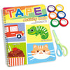 Tape Activity Books for Kids Ages 35, Airplane Travel Activities for Kid