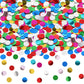 MARFOREVER Multicolor Foil Confetti, Glitter Round Confetti Rainbow Circle Dots Birthday Table Scatter Sequin Sprinkles for Part