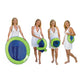Swimways Spring Float Papasan - Mesh Float For Pool Or Lake - Light Blue/Lime