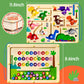 Ppotyo 2 In 1 Magnetic Color And Number Maze Double-Sided Abc Alphabet Board Magenet Dinosaur Maze Preschool Montessori Educatio