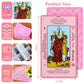 Myripoly Pink Tarot Cards Deck Set For Beginners With Meanings On Them-Tarot Card With Guidebook-(Free Velvet Tarot Bag Pouch)
