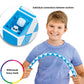 Cubidi® Magic Snake Cube | Fidget Snake Toy For Kids | Travel Toys For Kids Ages 4-8 | Great Gift For Boys And Girls Birthday, Christmas, Stocking Stuffers - 24 Blocks | 0.9 Inch X 0.7 Inch | Pink