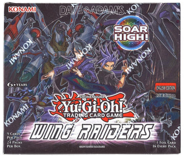Yugioh Wing Raiders Arc-V 1St Edition Booster Box Factory Sealed - 24 Packs Of 9 Cards