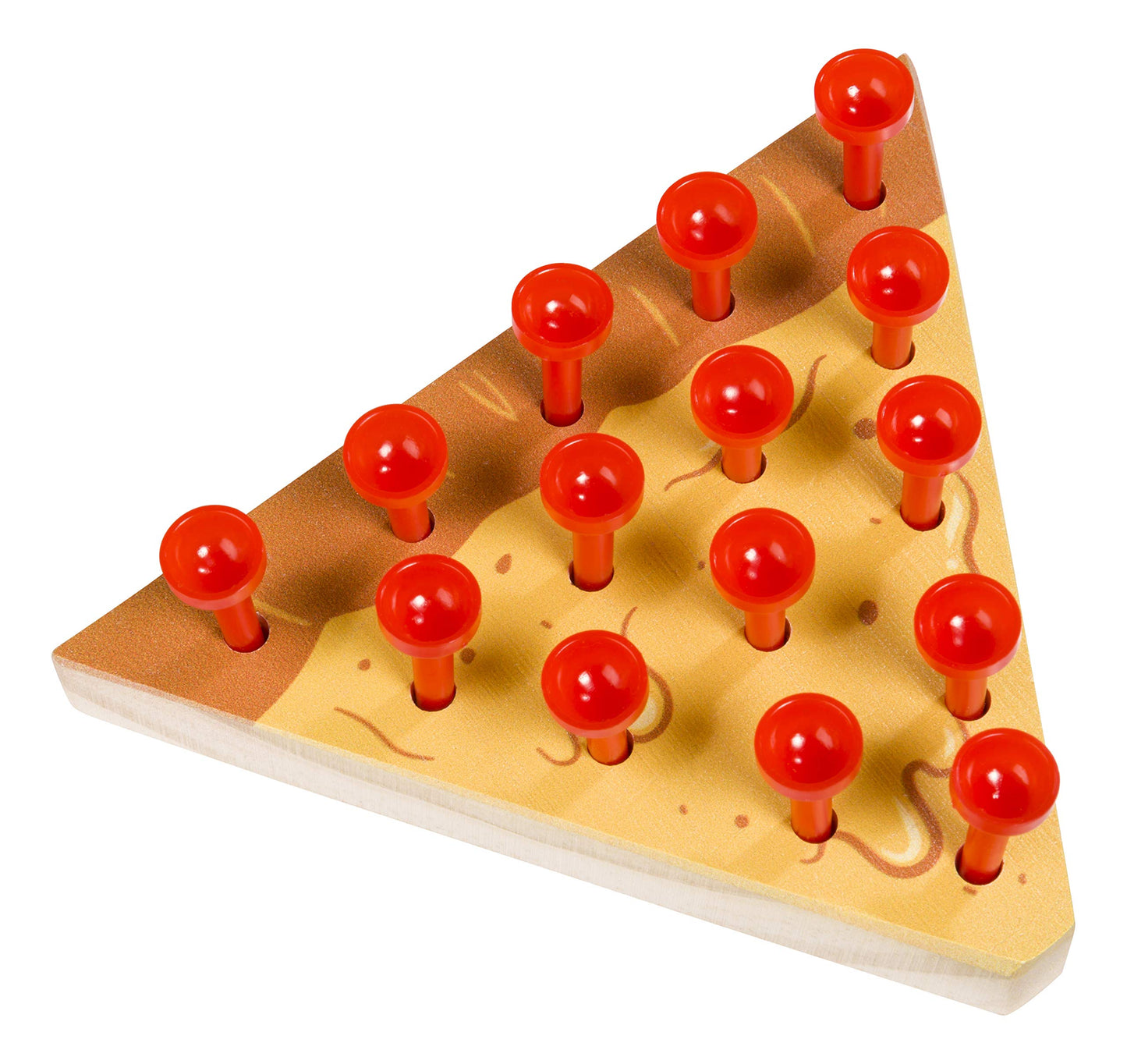 Toysmith Pizza Peg Puzzle Game, Fun Size