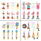 Bloobloomax Baby Soft Hanging Rattle, Wrist Rattle And Hand Foot Rattle Toy, Car Seat Stroller Toys With Plush Animal C-Clip Ring For Infant Babies Boys And Girls 3 6 9 To 12 Months (12Pcs-G)