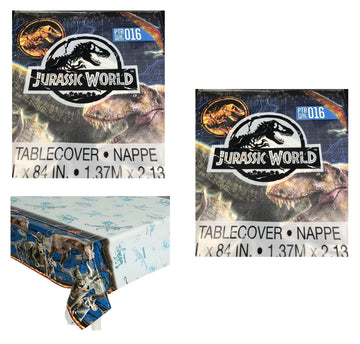 Jurassic World Fallen Kingdom Plastic Tablecover Party Supplies, 2 Pack