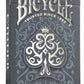 Bicycle Cinder Premium Playing Cards, Silver Smoke Foil, 1 Deck