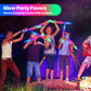 Wellent 107 Pcs Led Foam Glow Sticks, Bulk Glow Sticks, Glow In The Dark Party Supplies With 3 Modes Colorful Flashing, Neon Par