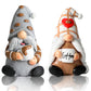 Istatue Coffee Gnomes - Set Of 2 Resin 4-Inch Swedish Collectible Figurines Couple And Coffee Bar Accessories For Counter Valentine Decor (Coffee Gnomes)