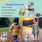 Husky Walking Dog Barking Toy, Musical Singing Dancing Dog, Volume Control Interactive Puppy Walk Along With Leash, Wagging Tail Shaking Head, Robot Dog Plush Stuffed Animal Puppy For Kid