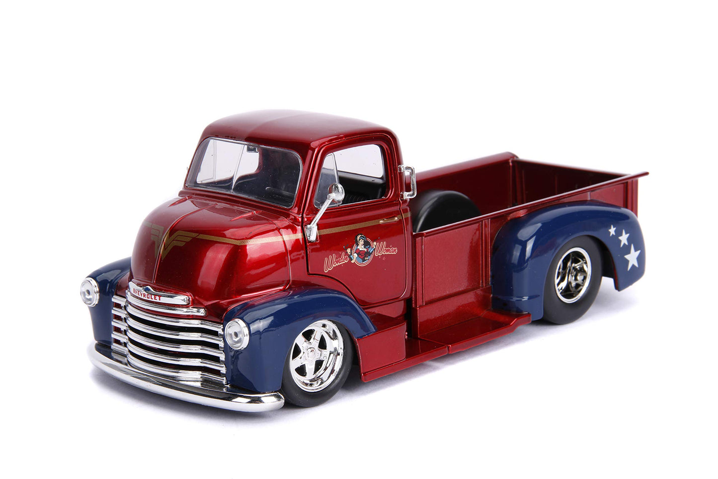 Jada Women'S 1952 Coe Pickup W/Wonder Figure (Red)