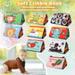 Oukzon Tummy Time Toys, Baby Toys 0-6 Months With Crinkle Book And Teethers, 6-12 Months Infant Mirror Toys High Contrast Baby G