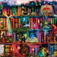 Buffalo Games 1000 Piece Jigsaw Puzzle - Aimee Stewart Treasure Hunt Bookshelf - Multicolor - 26.75 x 19.75 inches - Perfect for Game Nights