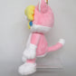 Sanei Super Mario 3D World Neko Cat Princess Peach 9' Plush Doll