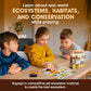 Ecosystem: Savanna - A Family Card Game About Animals On Grassy Woodland Of African Savanna - Fun & Educational Ecology Game For Kids & Adults - Strategy Board Game For Gamers, Students & Teachers