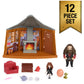 Wizarding World Magical Minis Hagrid’s Hut Playset with 2 Figures & 9 Accessories, Plastic, Model 6068010, for Kids Ages 6+